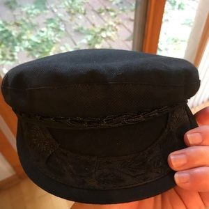 NWOT Free People Off Duty Lieutenant Hat